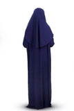 Islamische Gebetskleidung Frauen mit Tasche- Hijab Kleid - Namaz Elbise -2 tlg.